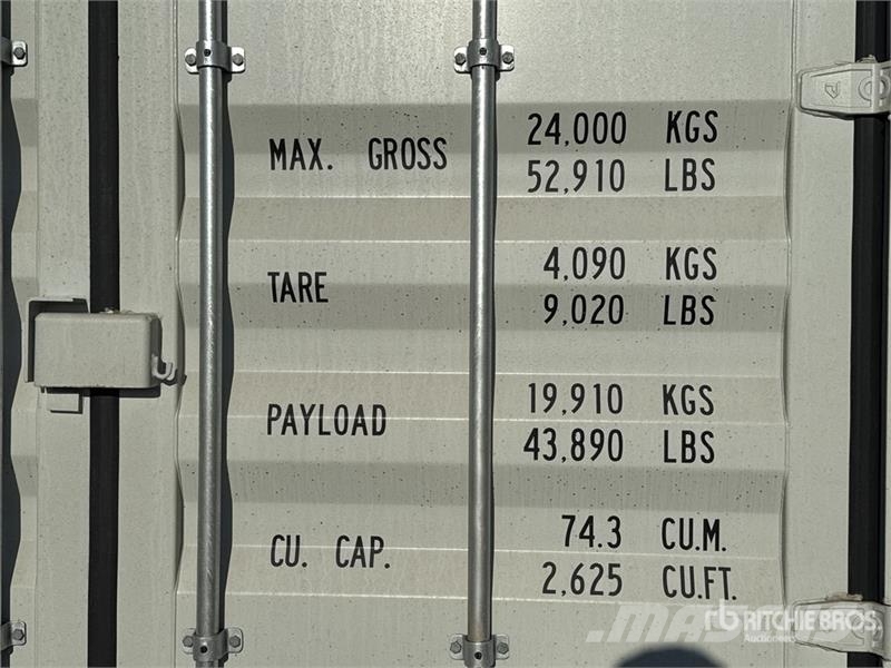  40 ft High Cube Multi-Door Storage Container Varastokontit