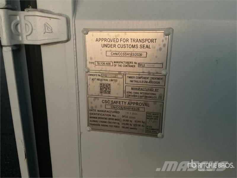 40 ft High Cube Multi-Door Storage Container (Unus Uzglabāšanas konteineri