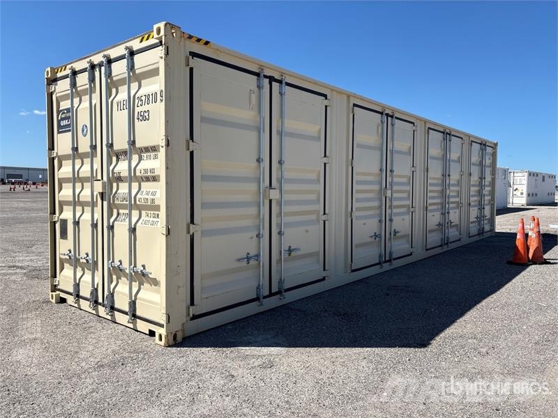  40 ft High Cube Multi-Door Storage Container Depolama konteynerleri