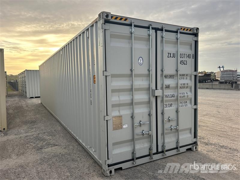  40 ft High Cube Multi-Door Storage Container Uzglabāšanas konteineri