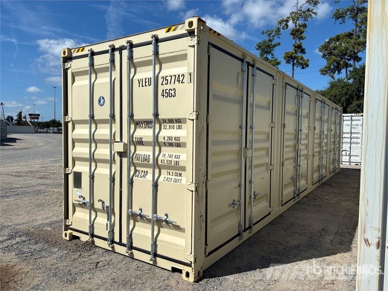 40 ft High Cube Multi-Door Storage Container Contenedores de almacenamiento