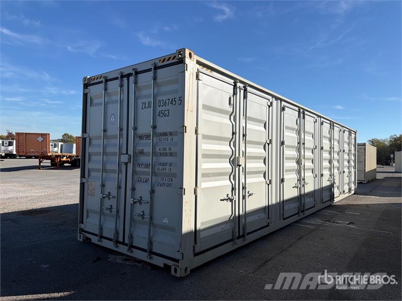  40 ft High Cube Multi-Door Storage Container Uzglabāšanas konteineri