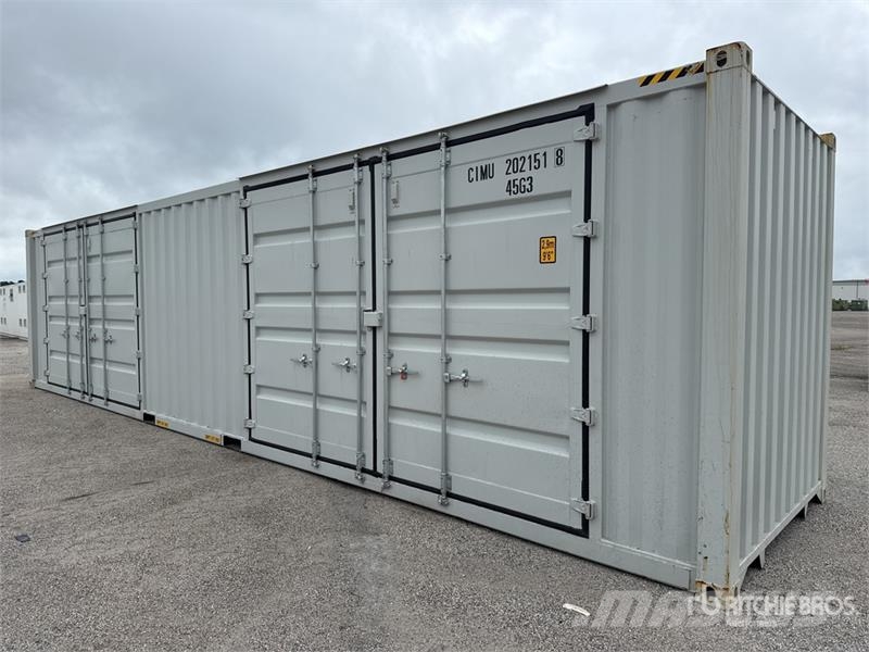 40 ft High Cube Multi-Door Storage Container (Unus Raktárkonténerek