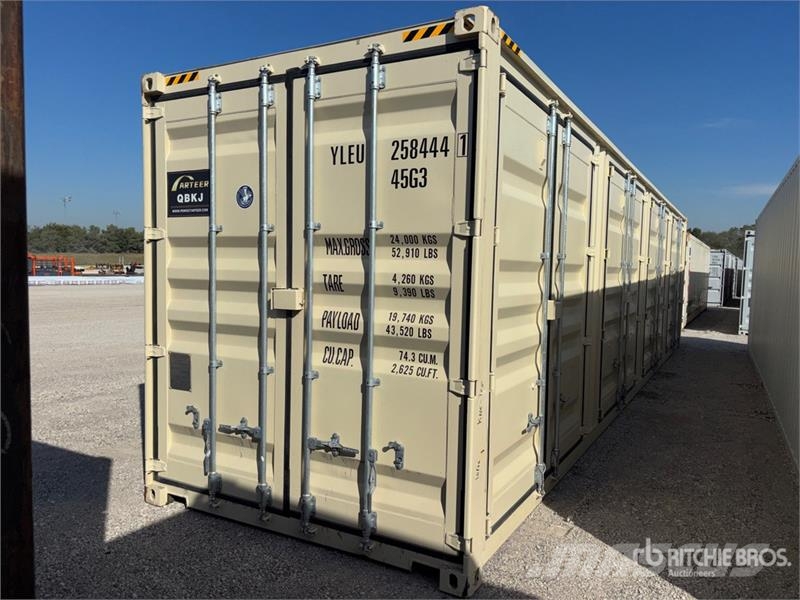  40 ft High Cube Multi-Door Storage Container 보관 컨테이너