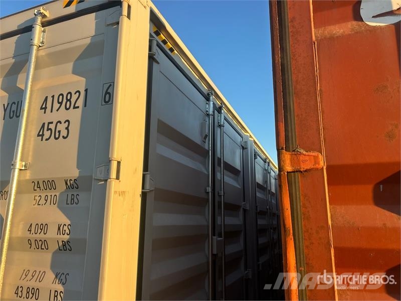 40 ft High Cube Multi-Door Storage Container Uzglabāšanas konteineri