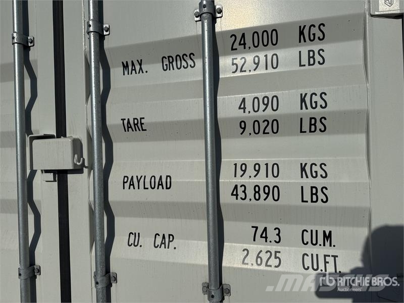  40 ft High Cube Multi-Door Storage Container Varastokontit