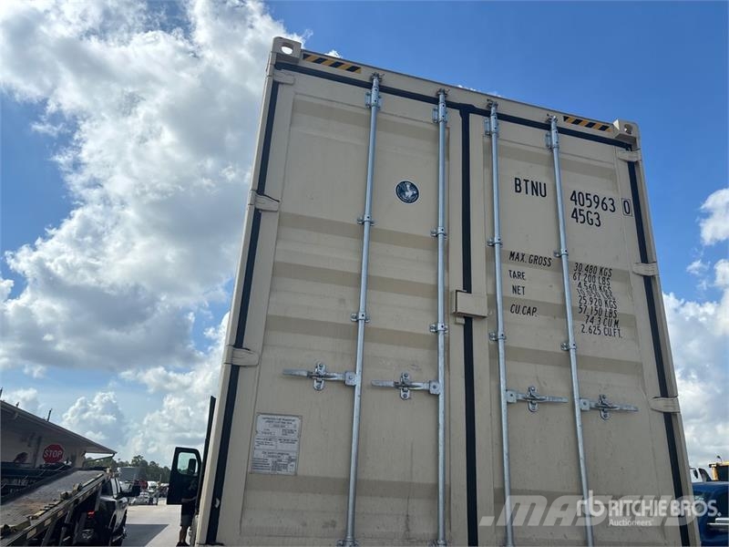 40 ft High Cube Multi-Door Storage Container Uzglabāšanas konteineri
