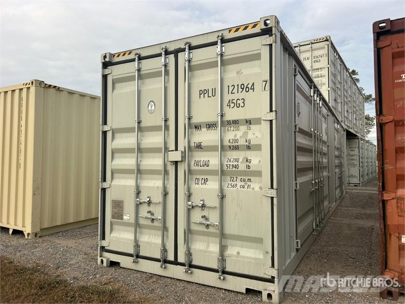  40 ft High Cube Multi-Door Storage Container Uzglabāšanas konteineri