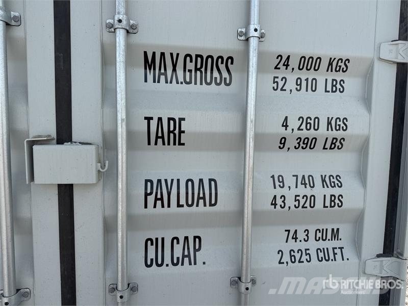 40 ft High Cube Multi-Door Storage Container Kontejneri za skladištenje