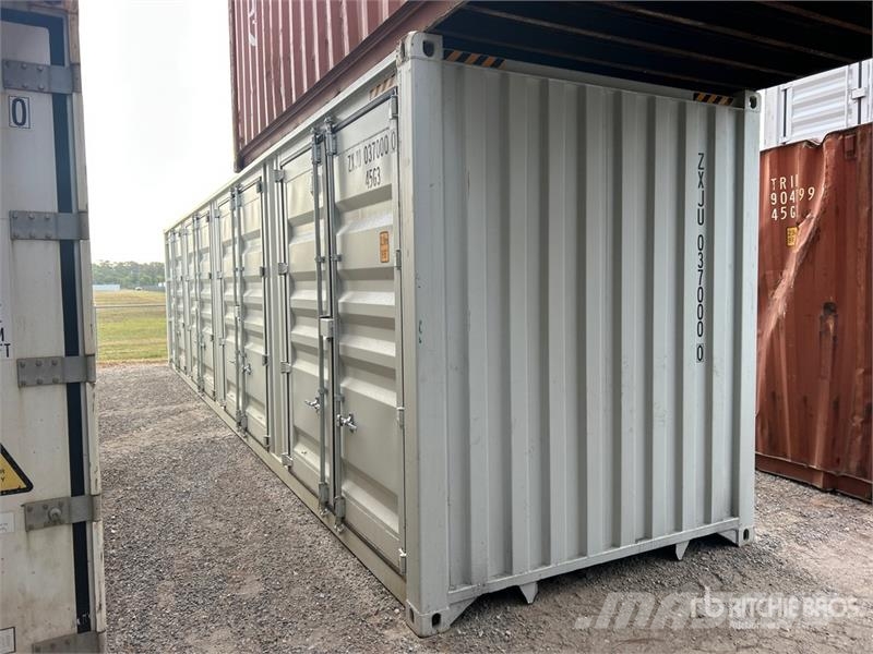 40 ft High Cube Multi-Door Storage Container Uzglabāšanas konteineri