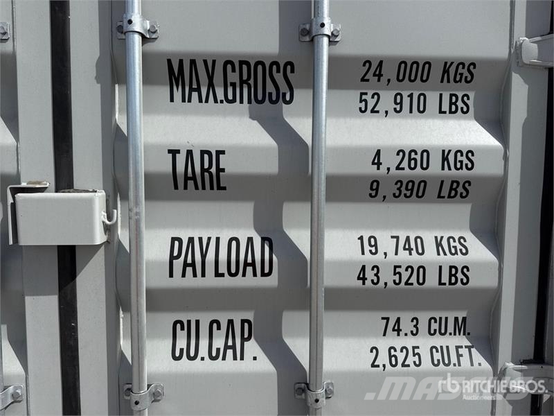  40 ft High Cube Multi-Door Open-Sided Storage Cont Uzglabāšanas konteineri