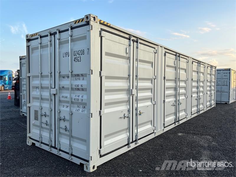 40 ft High Cube Multi-Door Storage Container Varastokontit
