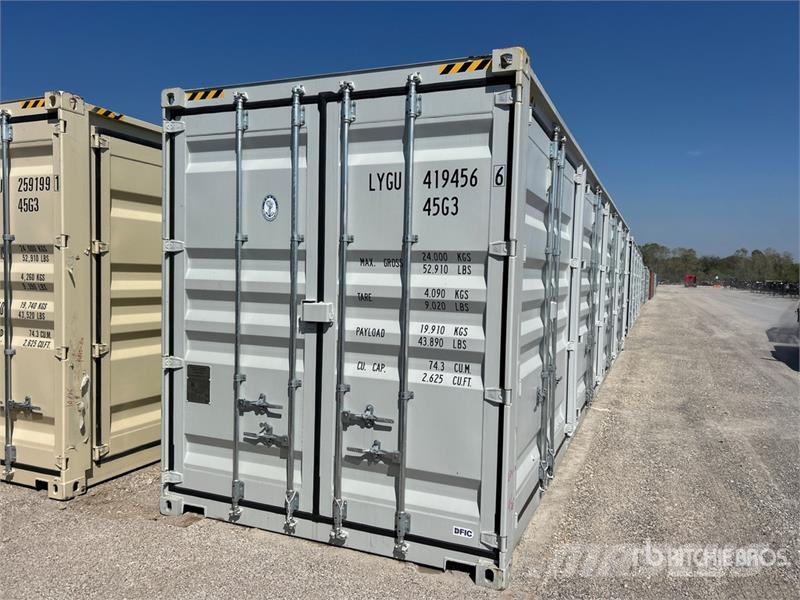 40 ft High Cube Multi-Door Storage Container Depolama konteynerleri