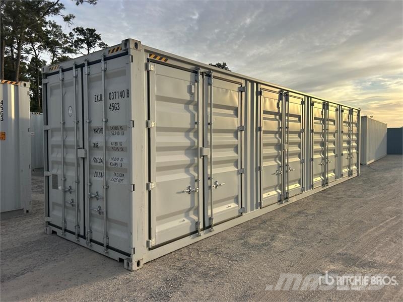  40 ft High Cube Multi-Door Storage Container Uzglabāšanas konteineri