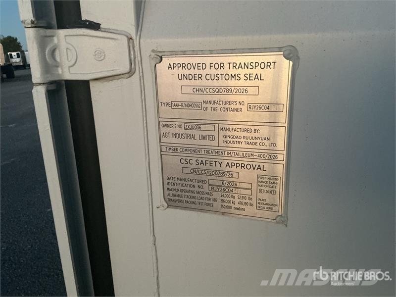 40 ft High Cube Multi-Door Storage Container (Unus Uzglabāšanas konteineri