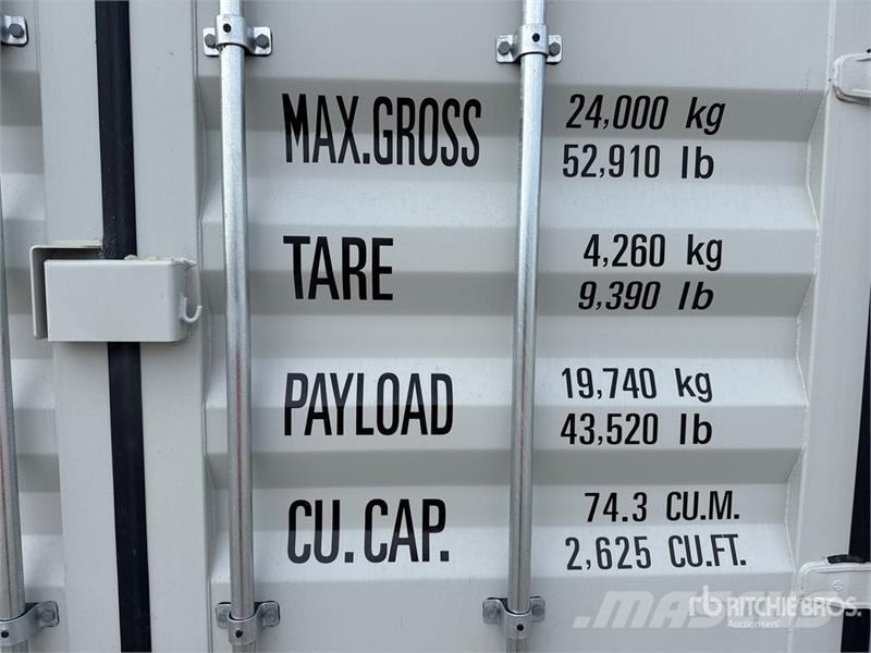 40 ft High Cube Multi-Door Storage Container Kontenery magazynowe