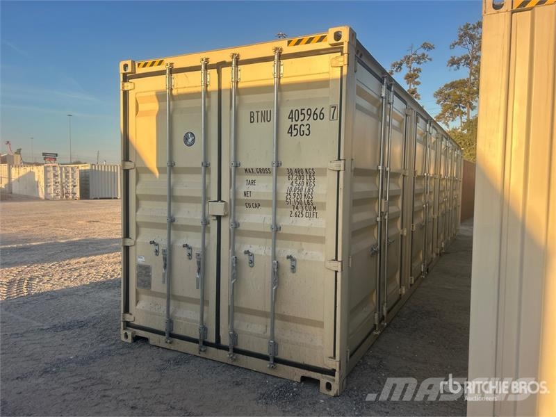 40 ft High Cube Multi-Door Storage Container Uzglabāšanas konteineri