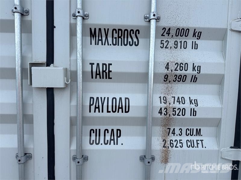 40 ft High Cube Multi-Door Storage Container (Unus Lagerbehälter