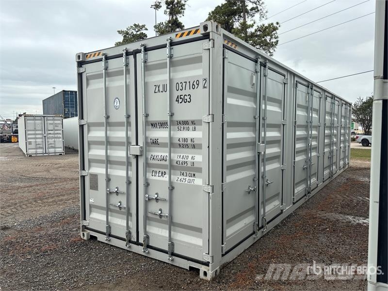 40 ft High Cube Multi-Door Storage Container Uzglabāšanas konteineri