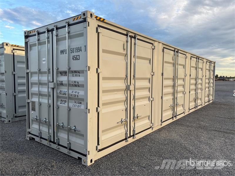 40 ft High Cube Multi-Door Storage Container Varastokontit