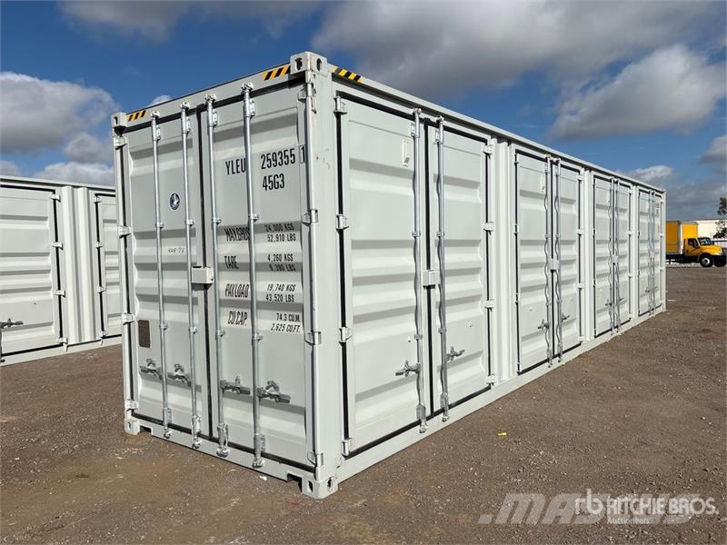  40 ft High Cube Multi-Door Storage Container (Unus Saugojimo konteineriai