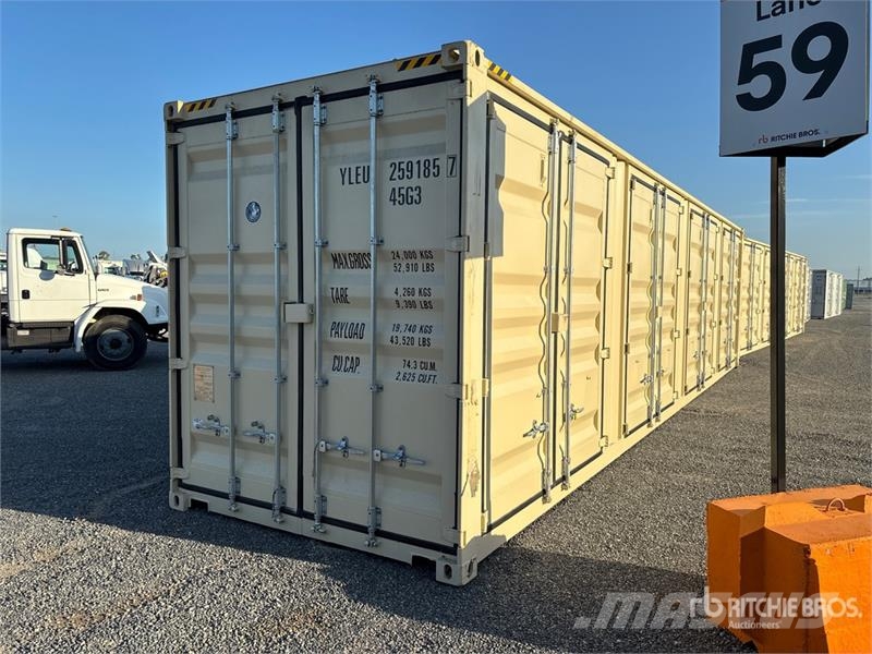 40 ft High Cube Multi-Door Storage Container Depolama konteynerleri