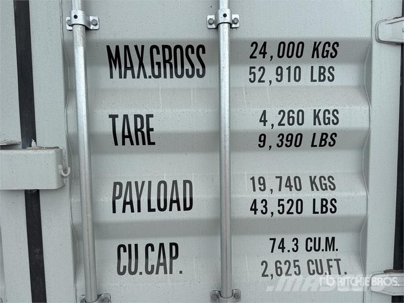 40 ft High Cube Multi-Door Storage Container Raktárkonténerek