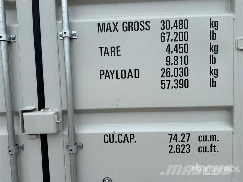 40 ft High Cube Multi-Door Storage Container (Unus Raktárkonténerek