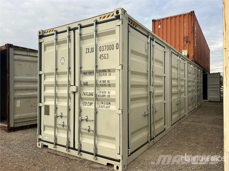 40 ft High Cube Multi-Door Storage Container Uzglabāšanas konteineri