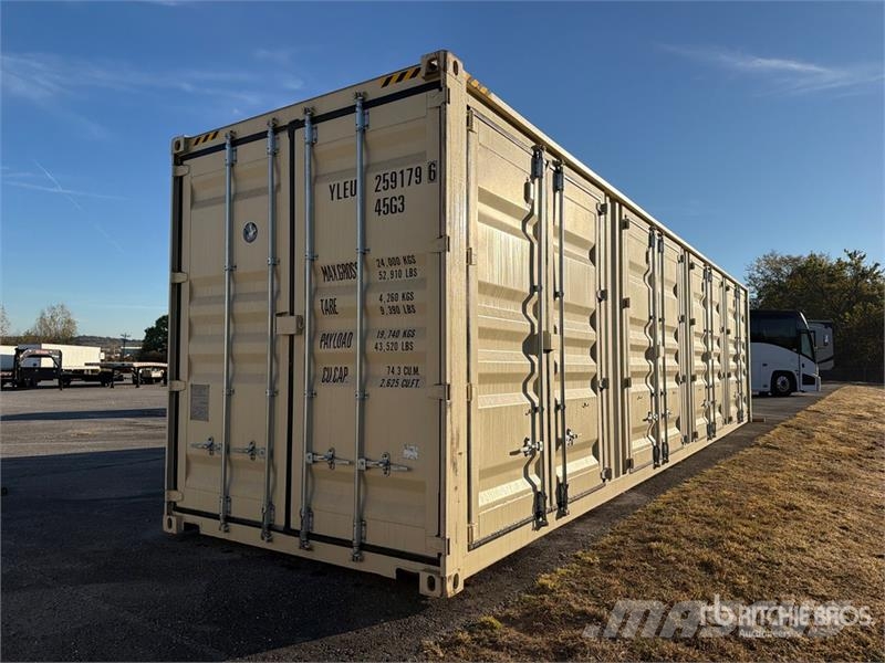  40 ft High Cube Multi-Door Storage Container Uzglabāšanas konteineri
