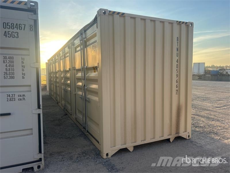 40 ft High Cube Multi-Door Storage Container Uzglabāšanas konteineri