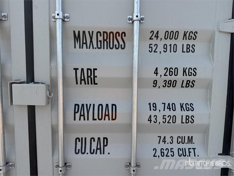 40 ft High Cube Multi-Door Storage Container Raktárkonténerek