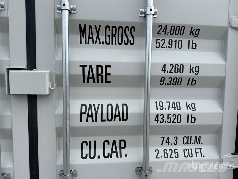  40 ft High Cube Multi-Door Storage Container (Unus Uzglabāšanas konteineri