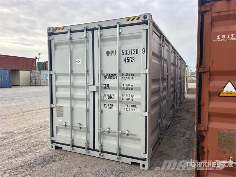 40 ft High Cube Multi-Door Storage Container Uzglabāšanas konteineri