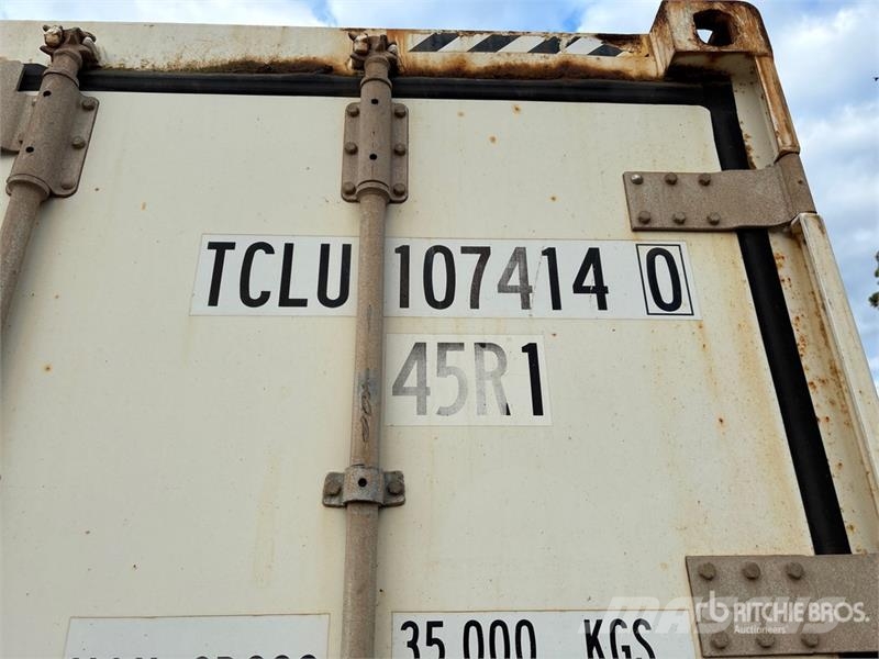 40 ft High Cube Refrigerated Storage Container (In Kontejnerji za skladiščenje