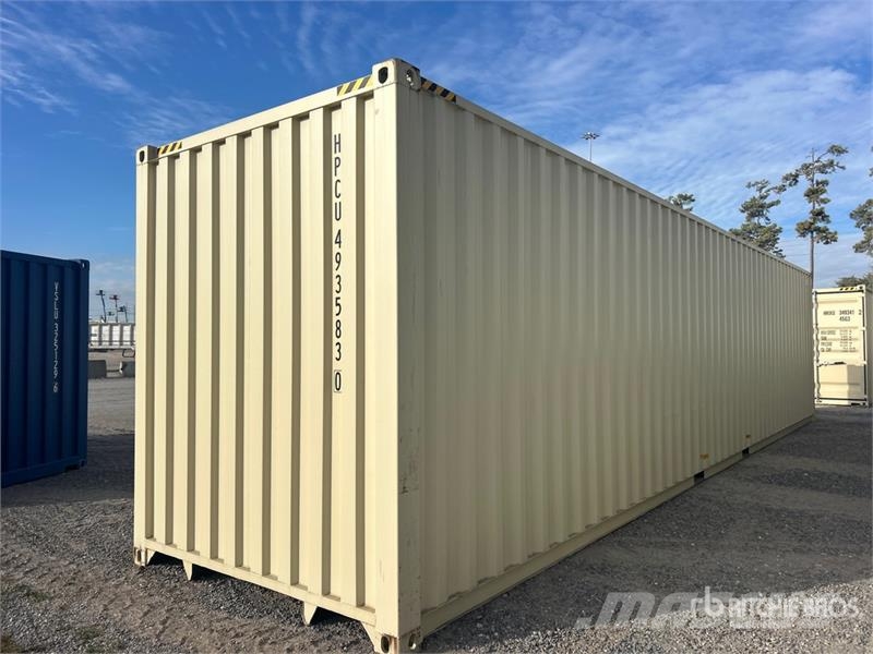 40 ft High Cube Storage Container Uzglabāšanas konteineri