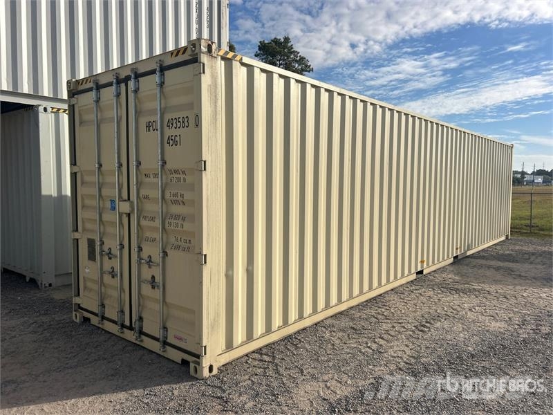 40 ft High Cube Storage Container Uzglabāšanas konteineri