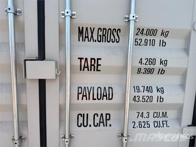 40 ft High Cube Storage Container (Unused) Uzglabāšanas konteineri