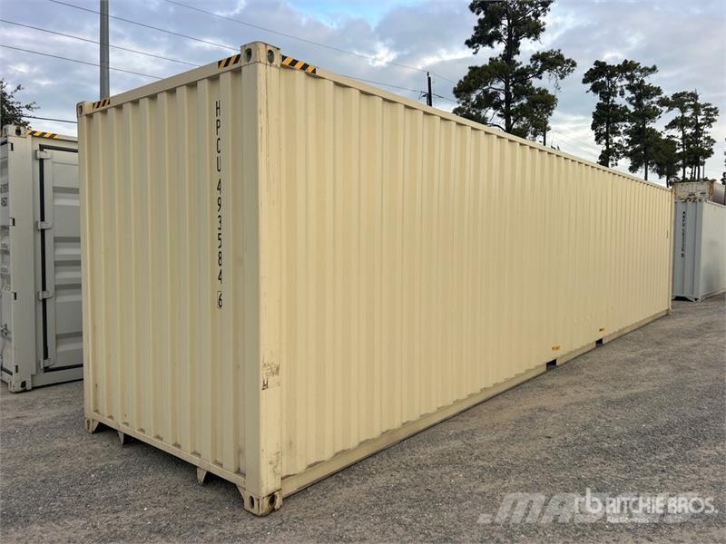  40 ft High Cube Storage Container Uzglabāšanas konteineri