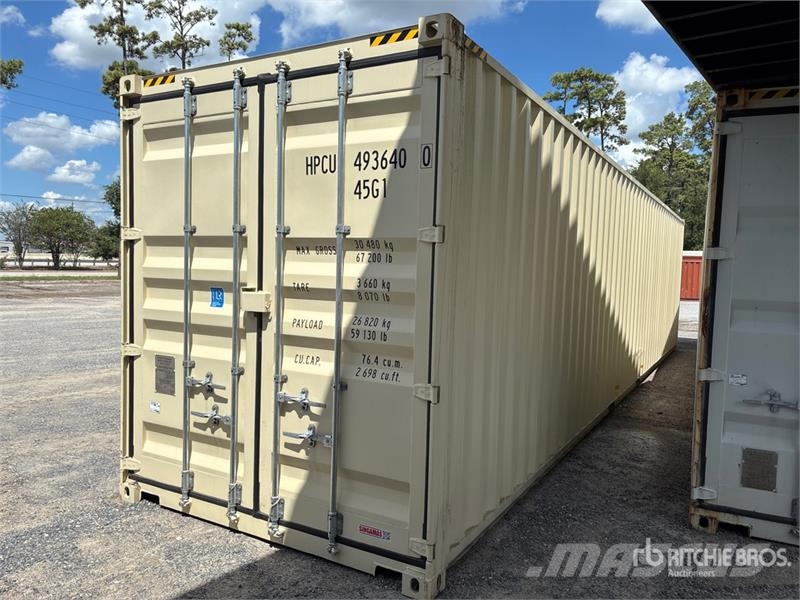 40 ft High Cube Storage Container Recipientes de armazenamento