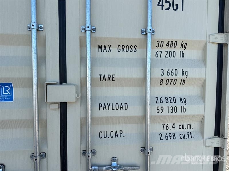 40 ft High Cube Storage Container Varastokontit