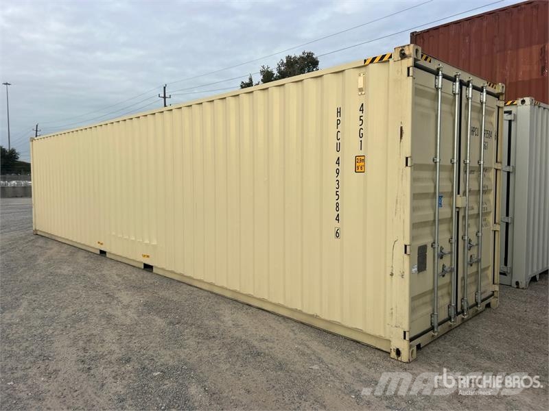  40 ft High Cube Storage Container Uzglabāšanas konteineri
