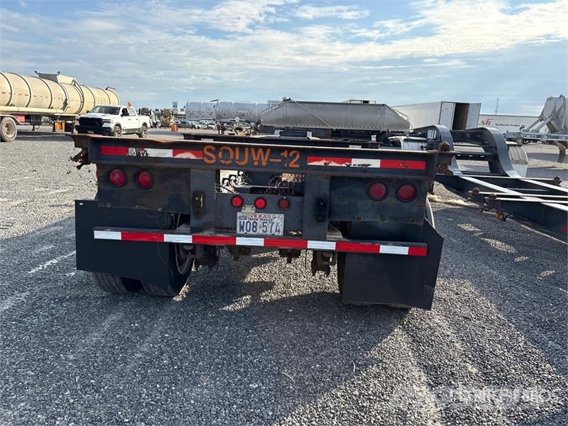40 ft Spread Axle T/A Extendable Container Trailer Kontejnerske prikolice