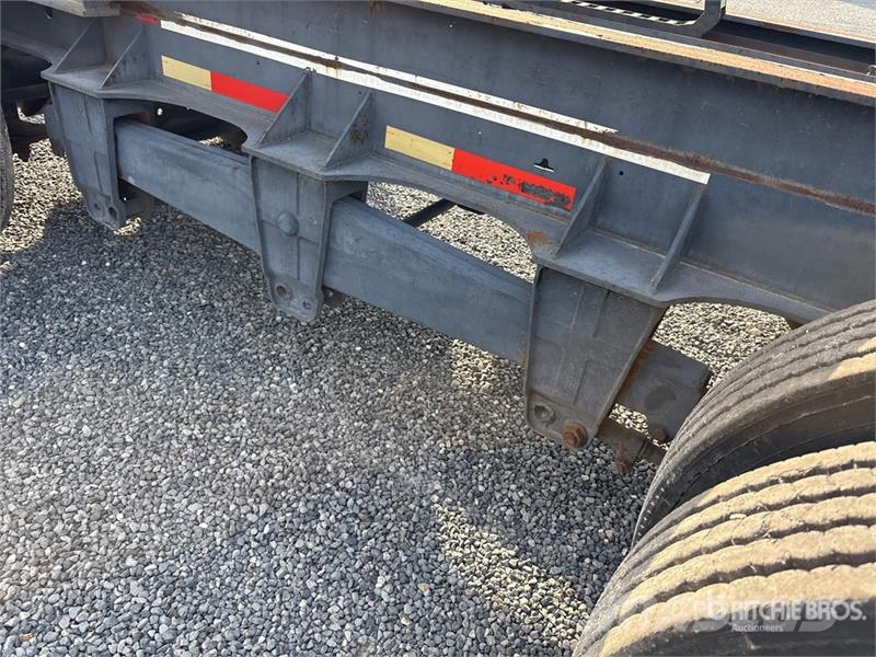 40 ft Spread Axle T/A Extendable Container Trailer Kontejnerske prikolice