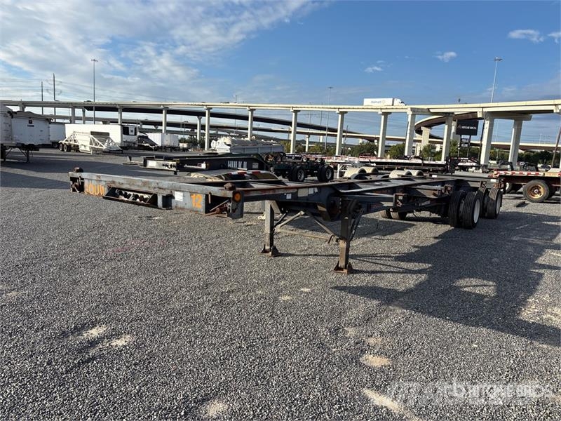 40 ft Spread Axle T/A Extendable Container Trailer Kontejnerske prikolice