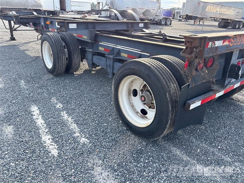 40 ft Spread Axle T/A Extendable Container Trailer Kontejnerske prikolice