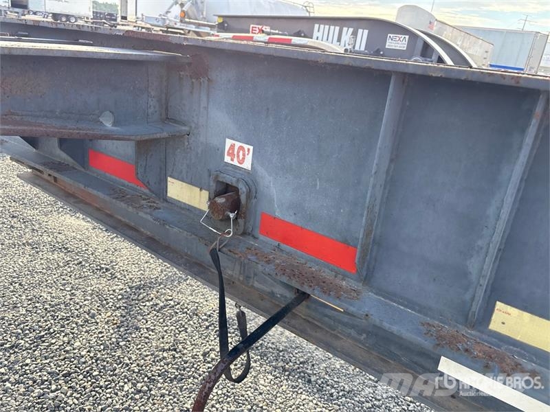 40 ft Spread Axle T/A Extendable Container Trailer Kontejnerske prikolice