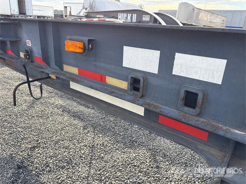 40 ft Spread Axle T/A Extendable Container Trailer Kontejnerske prikolice
