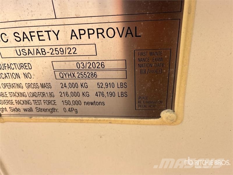 40 ft Standard Multi-Door insulation Storage Conta Contenedores de almacenamiento