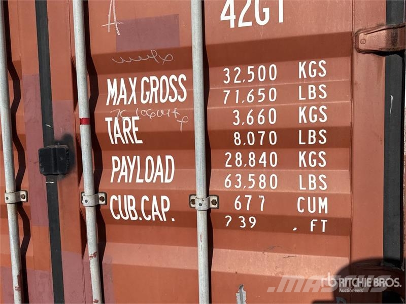 40 ft Standard Storage Container Kontejnerji za skladiščenje